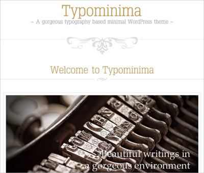 tema wordpress Typominima
