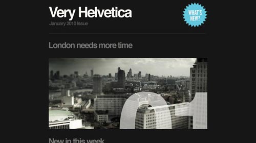 Template Email Marketing - Helvetica