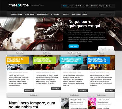 TheSource - Template WordPress Profissional