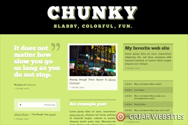 Chunky - Tema para Tumblr