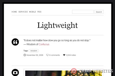 Lightweight - Tema para Tumblr