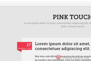 Pink touch 2 - Tema para Tumblr