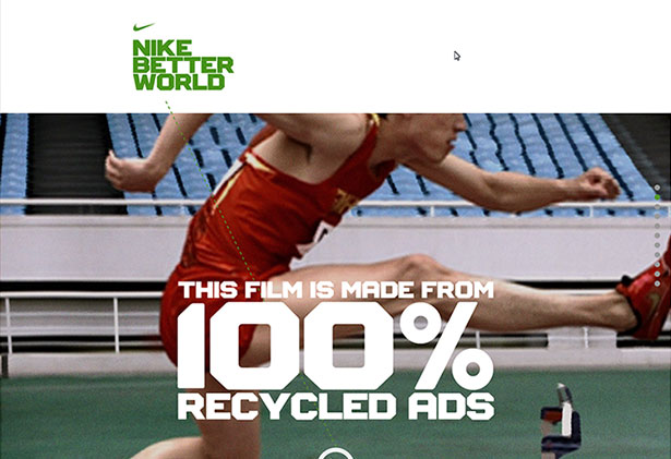 Nike Better World - Site em HTML5