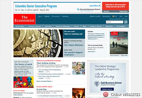 The Economist - Site feito em Drupal