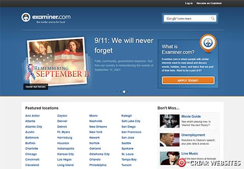 Examiner - Site feito em Drupal
