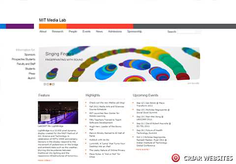 MIT Media Lab - Site feito em Drupalem em 