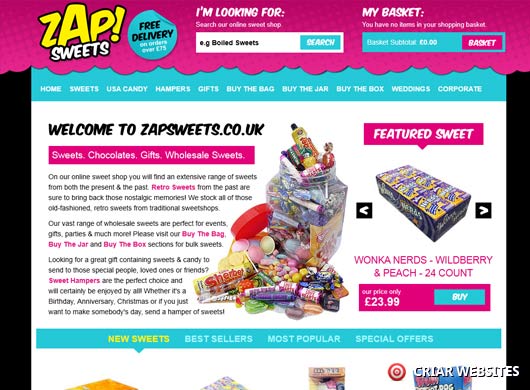 Zap Sweets - Sites feitos em Magento