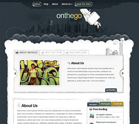 OnTheGo - Template WordPress Profissional