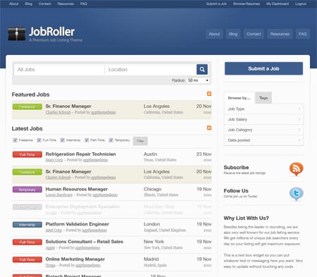 Criar Site de Empregos - JobRoller