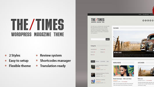The Times - Templates Premium WordPress