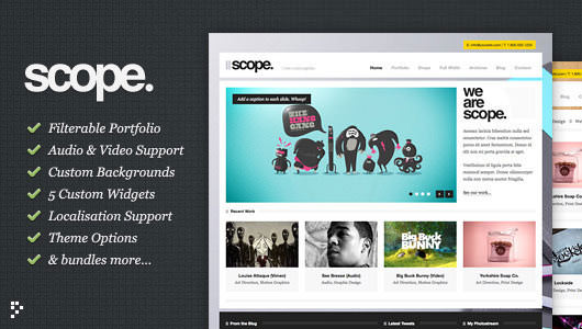 Scope - Templates Premium WordPress